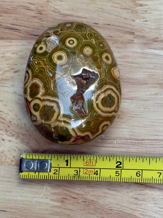 Ocean Jasper Palmstone - Medium