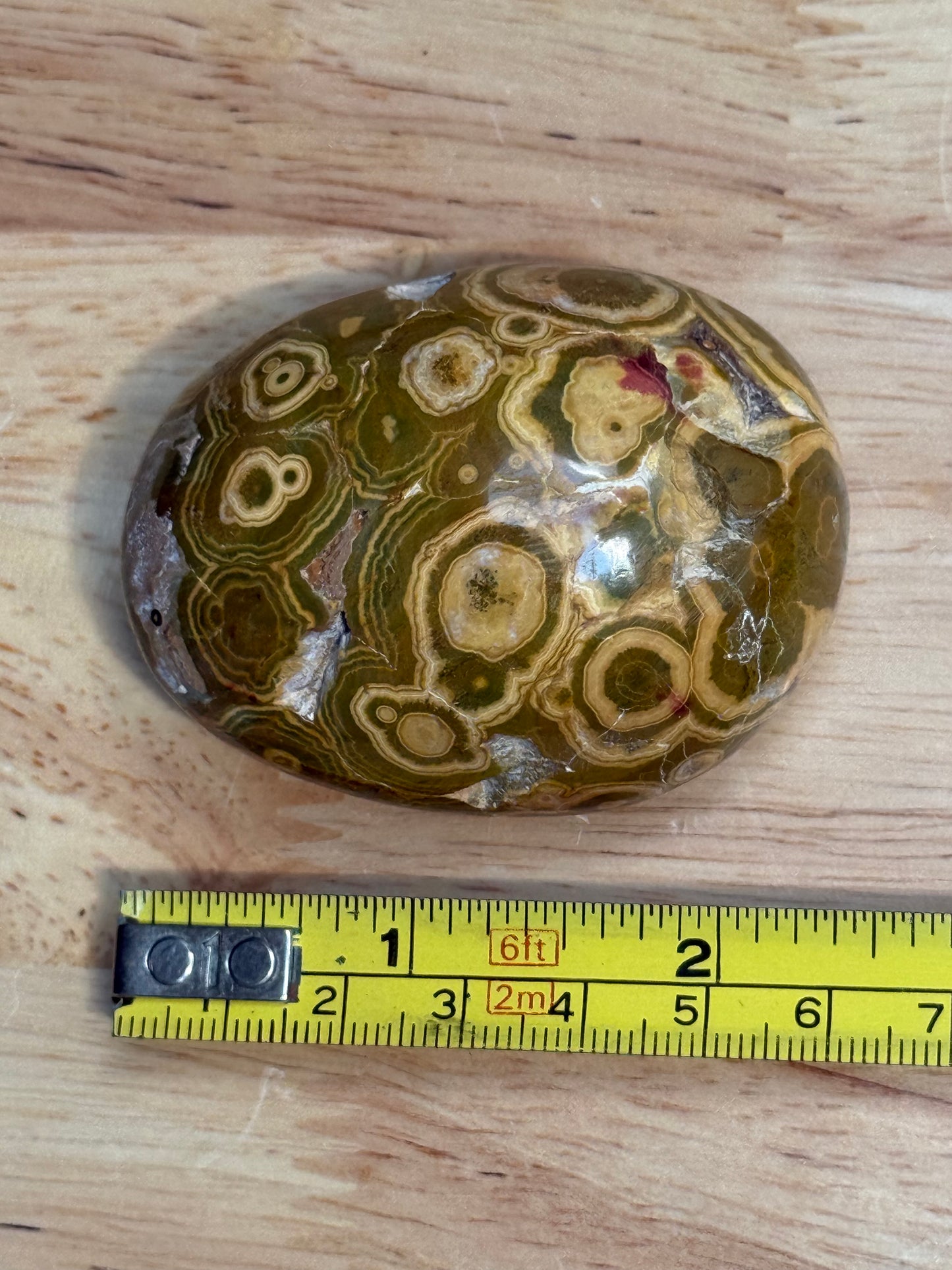 Ocean Jasper Palmstone - Medium