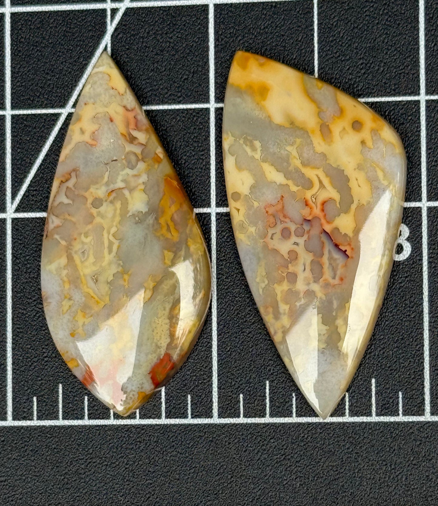 Sumatran Agate Cabochon Set